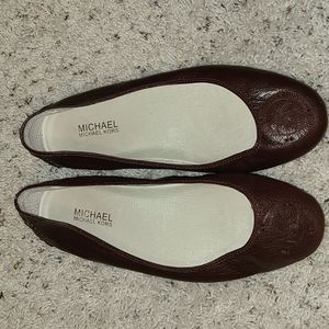 Burgundy MK flats